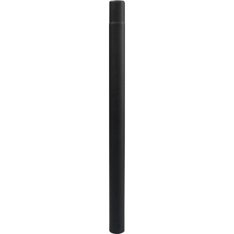Rallonge poteau éclairage Ø73 1m noire acier Ecolight (1/5)