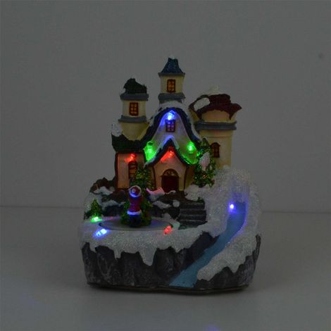 Christmas LED Musical Light Up Sculpture Nativity Set Xmas Home Decoration (1/5)
