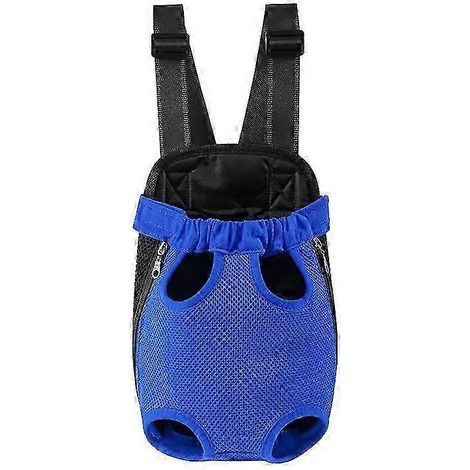 Sac à dos de voyage portable pour animaux de compagnie, sac pliable d'extérieur compatible avec les chats et les chiens, doté de bretelles confortables et d'une sangle de poitrine. (1/5)