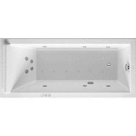 Baignoire Bain à remous rectangulaire STARCK 135 l 160x70 blanc 1 RS Combi-Syst L