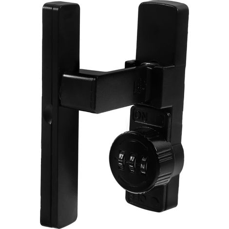 Serrure à combinaison pour armoire, noire