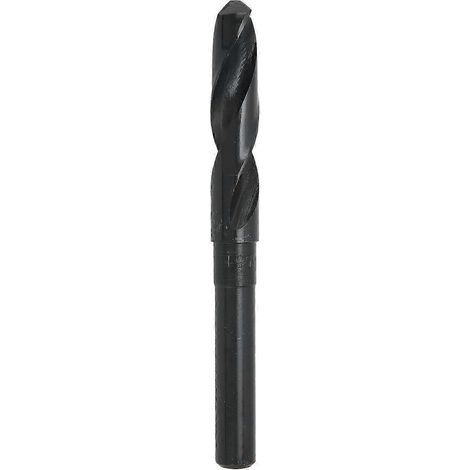 Foret hélicoïdal en acier rapide, queue droite de 15,5 mm (1/2 po), outil de perçage noir (1/5)