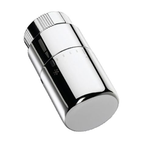 Acova – Thermostat tête thermostatique Design Line chromé M30x1.5 – Pour radiateurs à eau chaude – Installation facile – Compatible avec systèmes standards