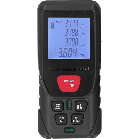 Télémètre infrarouge numérique portable avec écran de 1,8 pouce pour la mesure de surfaces et de volumes de 0,05 à 50 m. (1/5)
