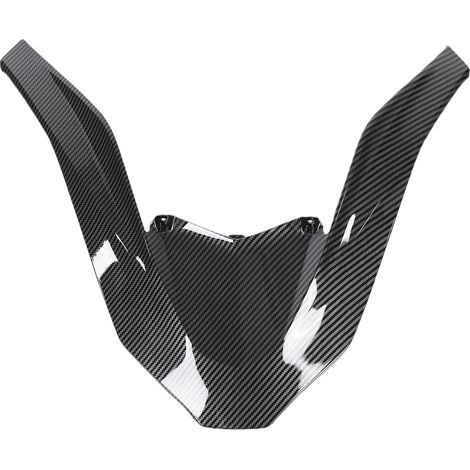 Copertura decorativa anteriore per modifica carrozzeria moto, con motivo in fibra di carbonio, ricambio per PCX160 2021-2025 (1/5)