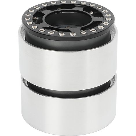 Jantes Beadlock 1,9 pouces en alliage d'aluminium usiné CNC, jantes universelles RC pour crawler, couleur titane. (1/5)
