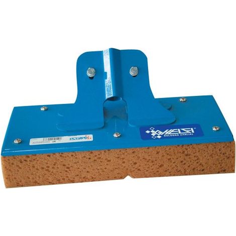 GHELFI 97 FRATTAZZO DA PAVIMENTO ACCIAIO SPUGNA INTERCAMBIABILE BEIGE 13x30x5 CM
