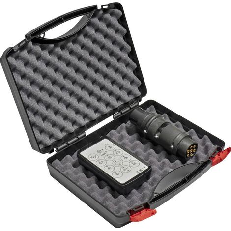 SecoRüt 70210 12 Volt Funk Anhängersteckdosentester Wireless Kit 13&7 pol. Tester per carrello 12 V Poli:7+13 (1/5)