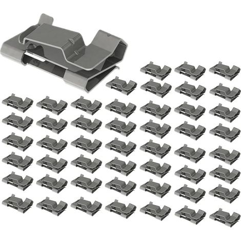 304 Stainless Steel Solar Cable Clips for PV Wire Management,