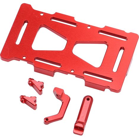 Support de batterie en aluminium pour Axial SCX24, pièces de rechange AXI90081, AXI00001, AXI00002 - Accessoire voiture RC 1/24 (1/5)