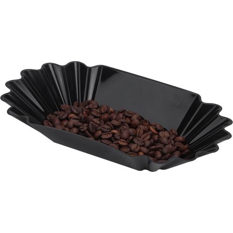 Plateau de présentation pour échantillons de grains de café en plastique PP de qualité alimentaire, accessoire de cuisine, noir (1/5)