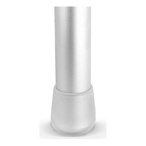 Set di 16 tappi rotondi - Accessori per piedini - Protezioni per pavimenti in PVC trasparente per sedie, tavoli e scale - 16 mm (1/5)