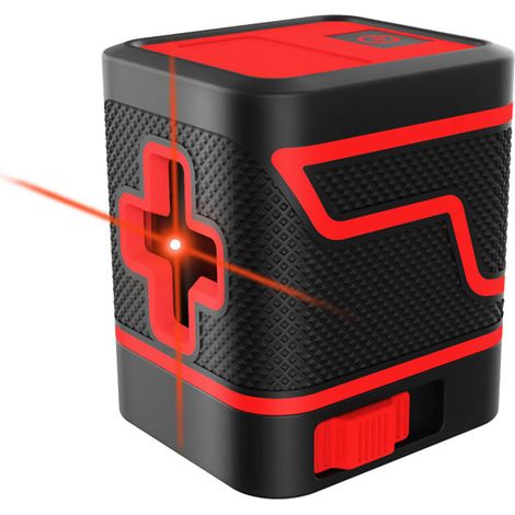Niveau laser croisé 20MW, mini portable auto-nivelant horizontal vertical pour carrelage, niveau laser à ligne (1/4)