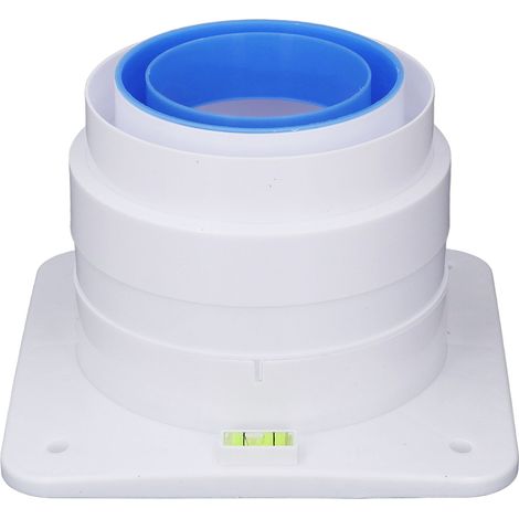 Clapet anti-retour hotte cuisine en ABS épais, régulateur anti-reflux pour tuyau, avec niveau à bulle (1/5)