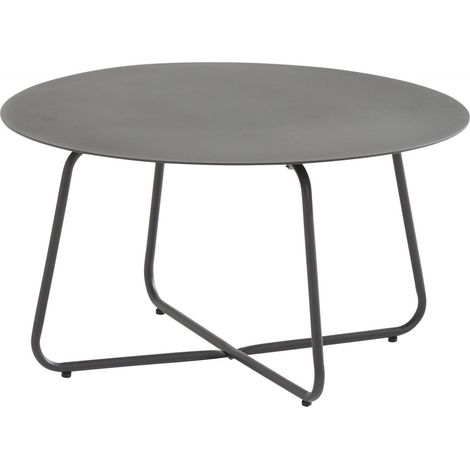 4Seasons Outdoor Dali Kaffeetisch Rund Ø ca. 73 cm H: ca. 40 cm Anthrazit 213367 (1/5)