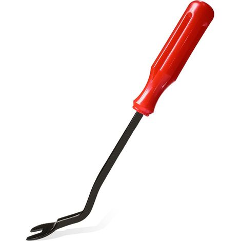 Outil de démontage de garniture de porte (type levier) - utilisable également pour les tableaux de bord, autoras, etc., 1 pièce rouge (1/5)