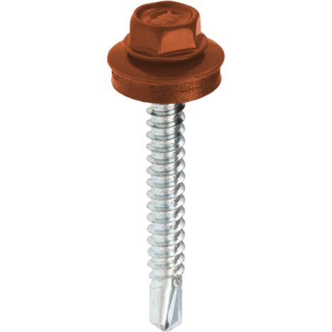 Vis H acier VHA 4,8 x 25 marron cuivré