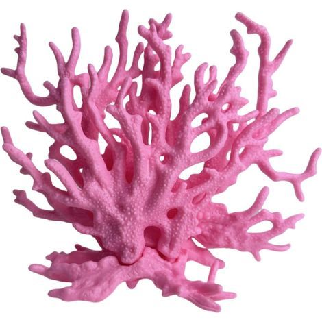 Resin Coral Decoration 12x15cm Realistic Texture Ornament for Small to Medium Aquariums (1/5)