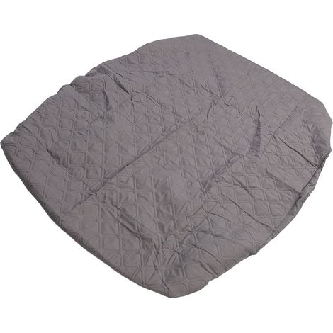 Housse de matelas imperméable anti-poussière douce coton, drap-housse protecteur à rabat pour enfants personnes âgées literie gris 135x190cm 45cm (1/5)