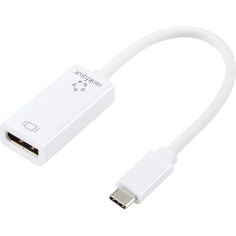 Renkforce USB-C®, DisplayPort Adapter [1x USB-C® Stecker - 1x DisplayPort Buchse]  0.15 m (1/4)