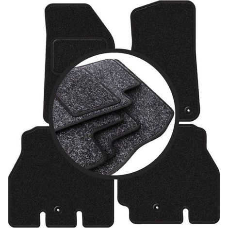 Tapis De Voiture - Polypropylène - Pour Jeep Wrangler JL 5 Portes (2018-2023) - Anthracite - Lot De 4 (1/5)