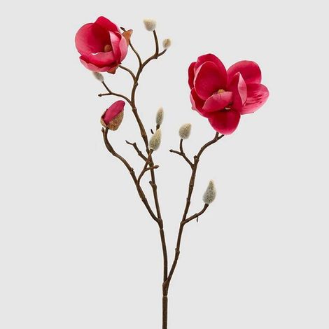 MAGNOLIA STELLATA ARTIFICIALE H53CM FUCSIA (1/3)