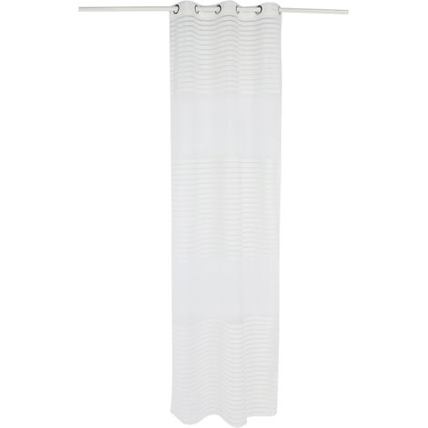 Semi-Sheer Window Curtain Bedroom Balcony Drape Curtain Window Treatment(Through Rod 100200CM)