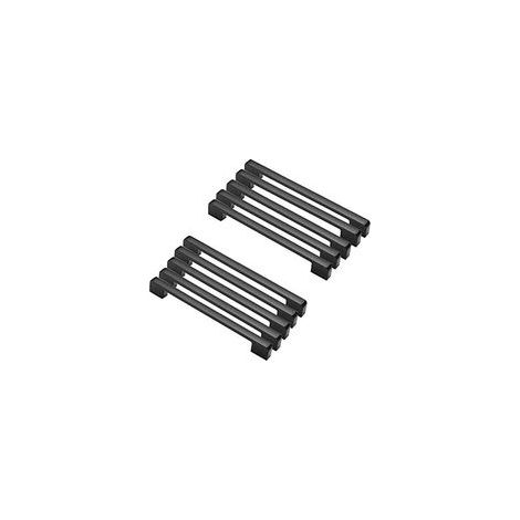 Lot de 10 poignées de meubles, entraxe de 192 mm – Galvanisées noires – Conviennent aux armoires et tiroirs – Vis incluses pour une installation facile – Poignées de 192 mm (1/5)