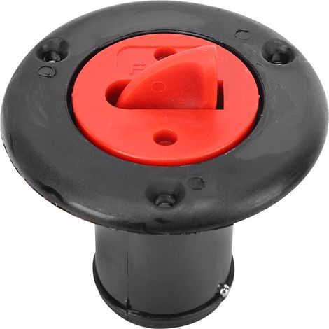 Bouchon de remplissage pour réservoir de carburant de bateau en plastique ABS, avec clé, pour yacht et camping-car, noir (1/5)