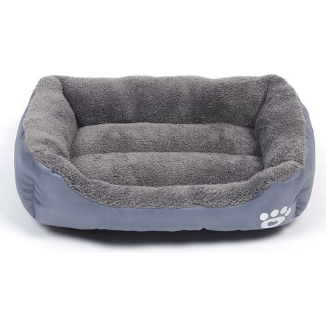 Lit pour chien lavable, canapé pour chien, lit pour chat, dimensions : s : 45 x 35 x 12 cm