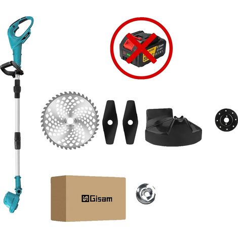 Rasaerba elettrico, motore senza spazzole, lunghezza regolabile, senza batteria, senza spina, spina europea 100V-240V (1/2)