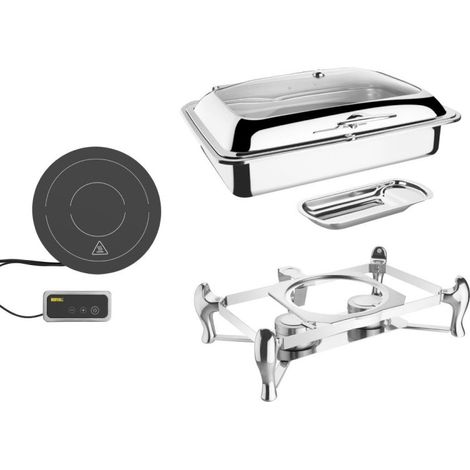 Ensemble chafing dish induction GN 1/1 avec support - Ref SA648 - Olympia (1/5)
