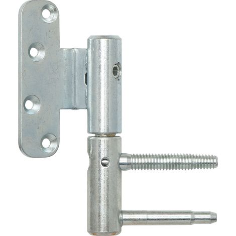 Türband 3DIM 2-teilig ø 20 mm links Bandhöhe 112mm für stumpfe Holztüren, Stahl