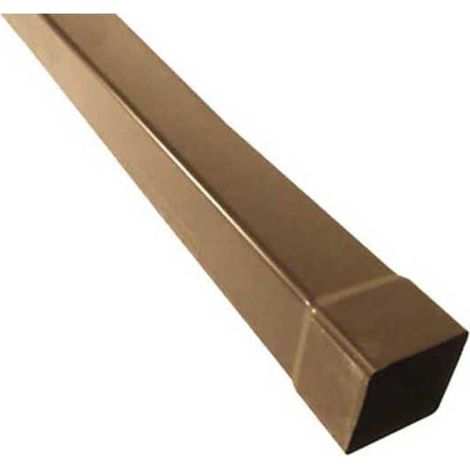 Tubo in pvc marrone/grigio quadro : Colore - Marrone, Diametro - 80x80 Quadro, Metri Lineari - 1 metro