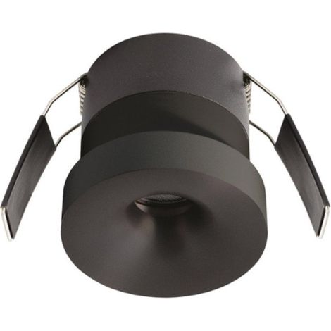 Faretto incasso gea led gfa1711 led ip44 alluminio nero cartongesso