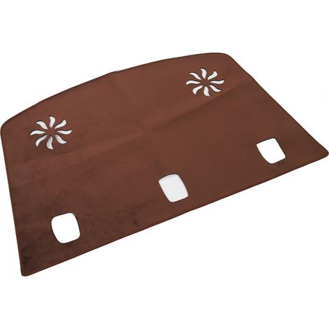 Tapis de protection solaire de coffre en flanelle, isolant thermique et pare-soleil, de remplacement pour Tesla Model 3 Y, marron (1/5)