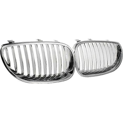 Calandre chromée sport large à double haricot pour pare-chocs avant E60 E61 M5 2003-2009 51137065701 (1/5)