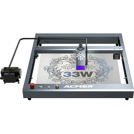 ACMER P2 33W Lasergravierer Maschine Laserschneiden fuer Crafting DIY Holz Metall (1/5)