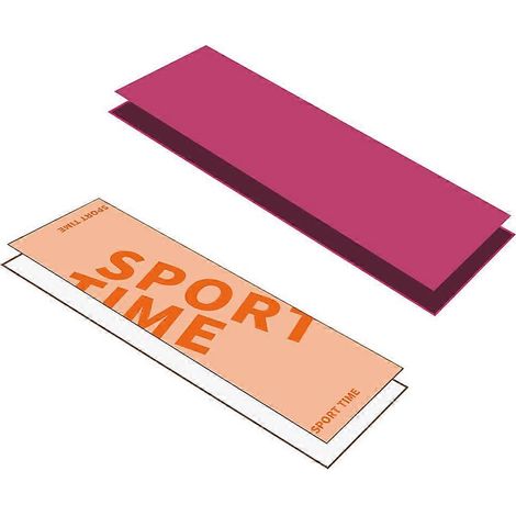 Lot de 2 serviettes de plage en microfibre pour le camping, la randonnée, la salle de sport, la plage, la natation et le yoga - Style 3 (1/5)