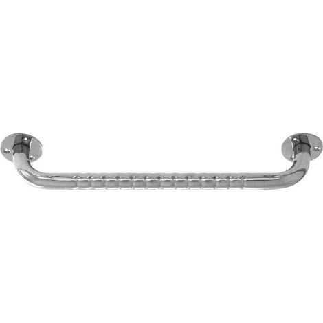 Barre d'appui de salle de bain ondulée en acier inoxydable 60 cm (1/2)