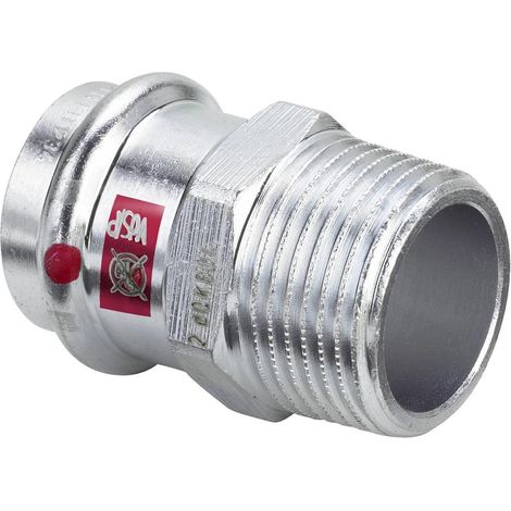 Viega Prestabo Gewindeübergang mit Aussengewinde 35 x 1 1/4'' Präzisionsstahl mit SC-Contur 559052 (1/5)