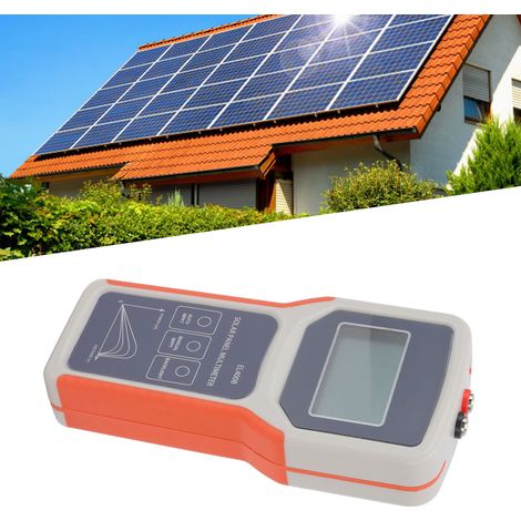 Multimeter für Solarmodule mit LCD-Anzeige, MPPT-Tester für Solarmodule, Wattmeter, Amperemeter, Leerlaufspannungsprüfer, Multimeter für Photovoltaikmodule (1/5)