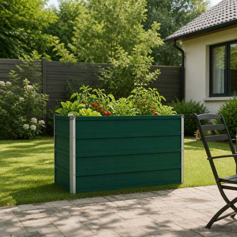 vidaXL Cama de Jardín Elevada Verde 100 x 40 x 55 cm (1/5)
