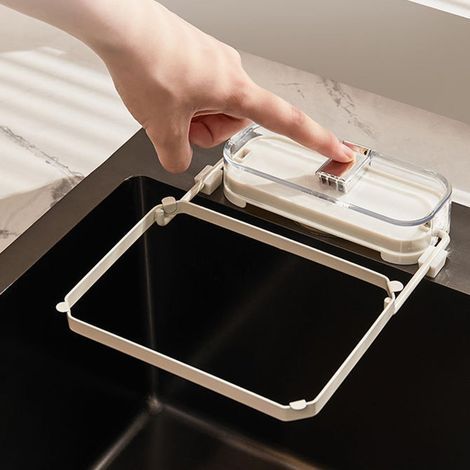 Porte-filtre de cuisine, égouttoir d'évier, grille d'égouttage d'angle avec filtre, égouttoir d'évier à ventouse, égouttoir d'évier réutilisable, égouttoir d'angle pour la cuisine (1/5)