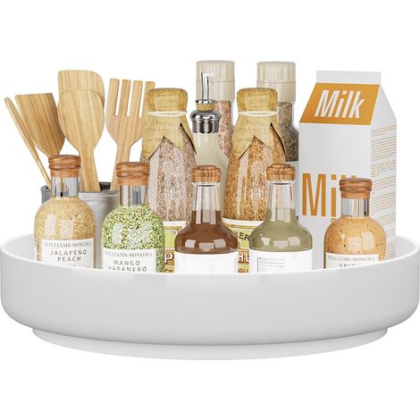 Lazy Susan Metal Turntable 13 Inch Rotating Cabinet Organizer Spice Rack for Kitchen, Refrigerator, Pantry (1/5)