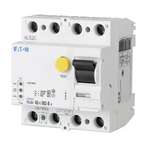 Disjoncteur différentiel 4P 63A 0,3A type G/B+ FRCdM-63/4/03-G/B+ 167886 (1/2)