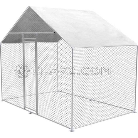CERCADO CUBIERTO PARA ANIMALES 3X2X2,5M ZIPPER CR322 (1/5)