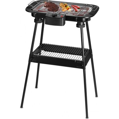 Barbecue elettrico Techwood TBQ-836P superficie 38x22 cm