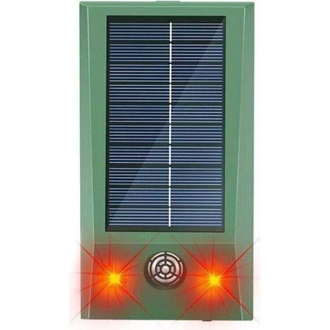 Répulsif solaire ultrasons anti-souris - rats - insectes - Énergie solaire