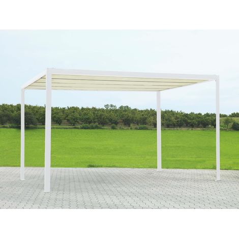 Milwaukee Aluminiumpavillon mit elektrischer Abdeckung 3x3m x 2.5h (1/4)